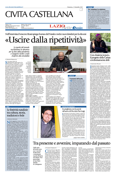 vvenire - pagina diocesana del 19/12/2021